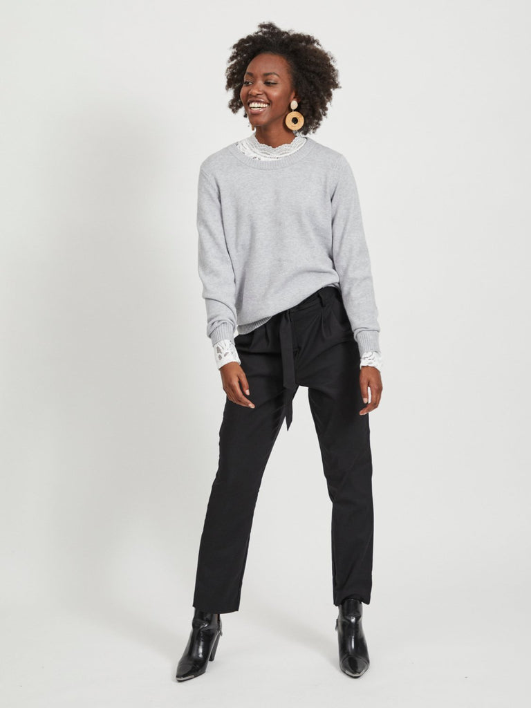 VIRIL Pullover - light grey melange - VERO MODA & VILA Bergvik