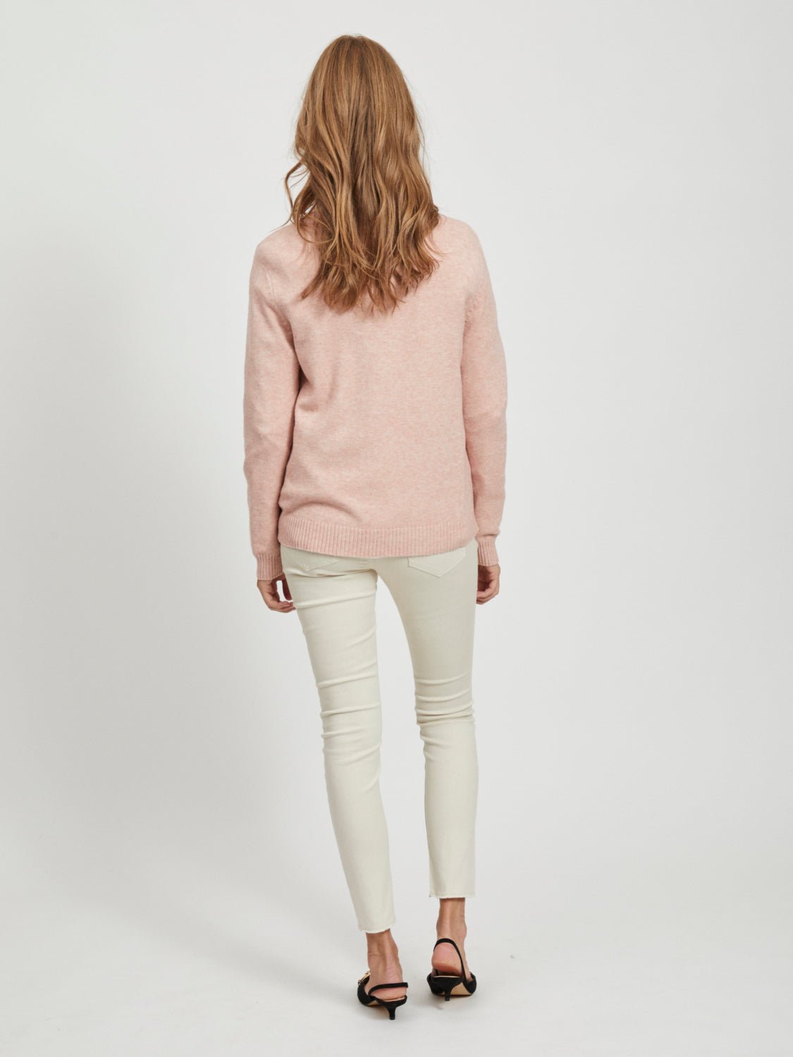 VIRIL Pullover - Misty Rose - VERO MODA & VILA Bergvik