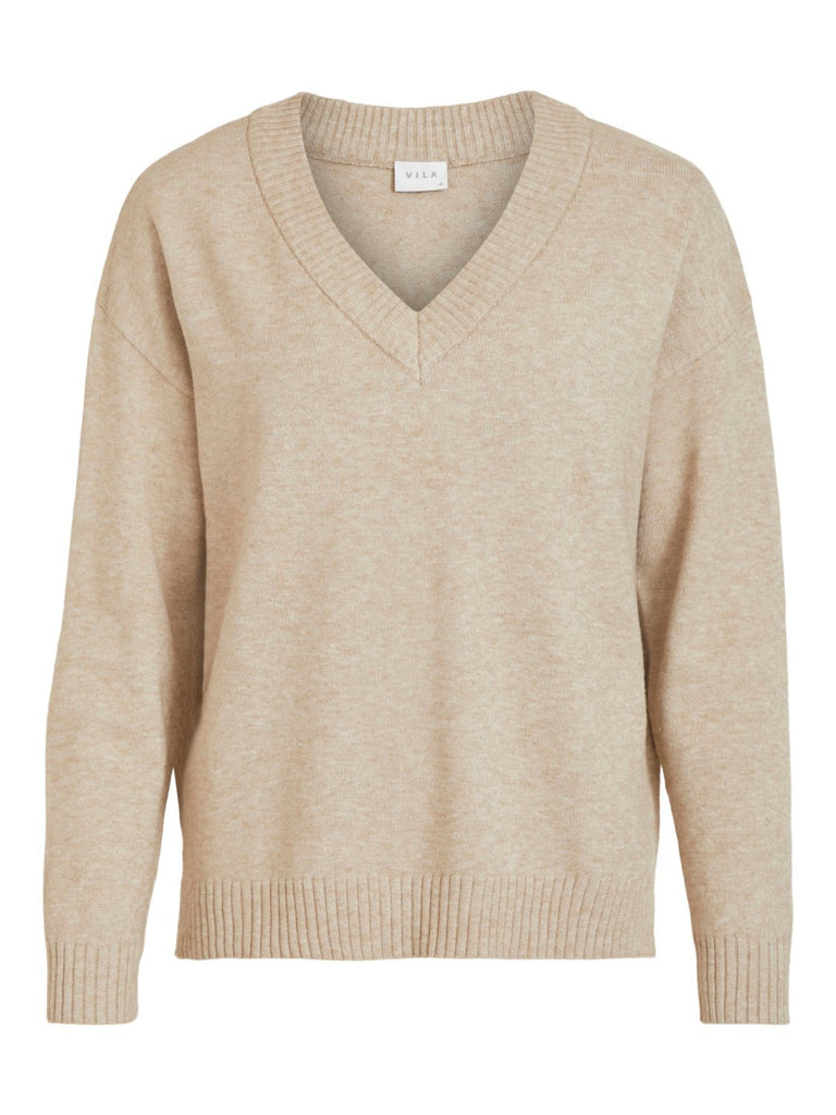VIRIL Pullover - natural melange - VERO MODA & VILA Bergvik