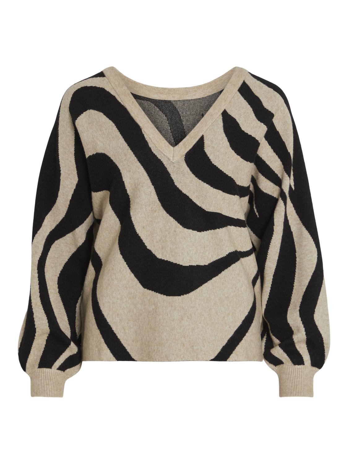 VIRIL Pullover - Natural Melange - VERO MODA & VILA Bergvik
