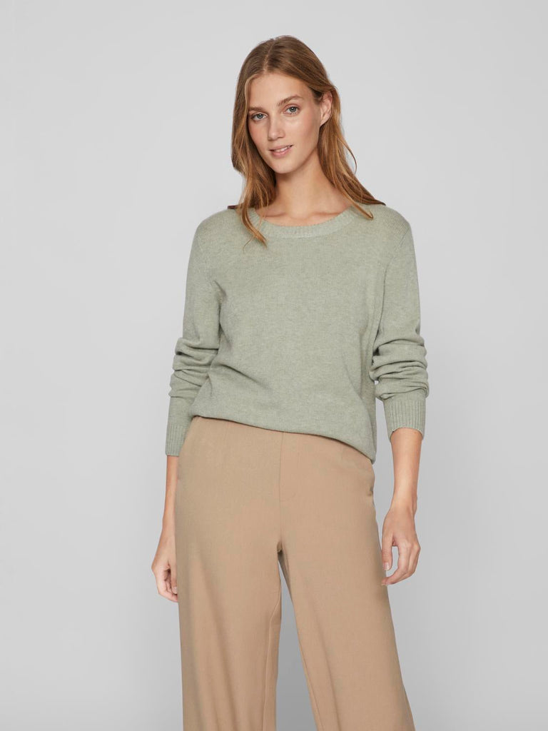 VIRIL Pullover - Oil Green - VERO MODA & VILA Bergvik