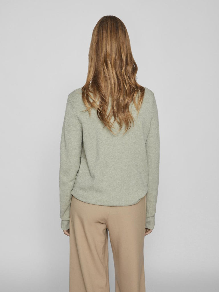 VIRIL Pullover - Oil Green - VERO MODA & VILA Bergvik