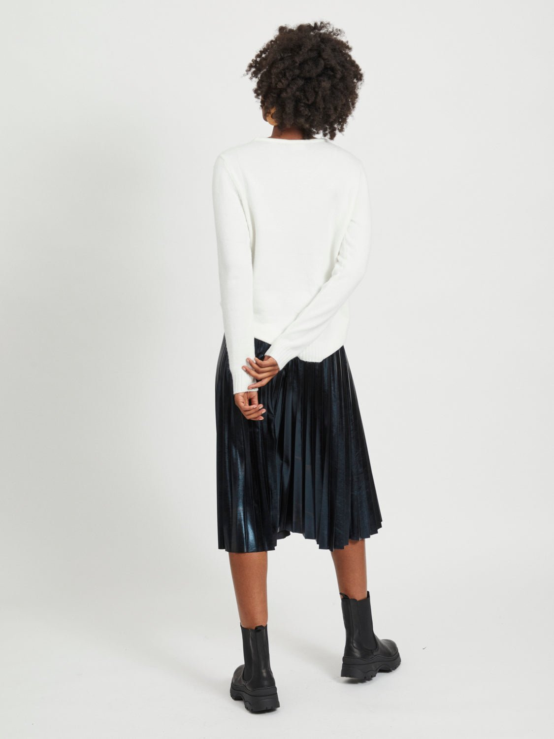 VIRIL Pullover - White Alyssum - VERO MODA & VILA Bergvik