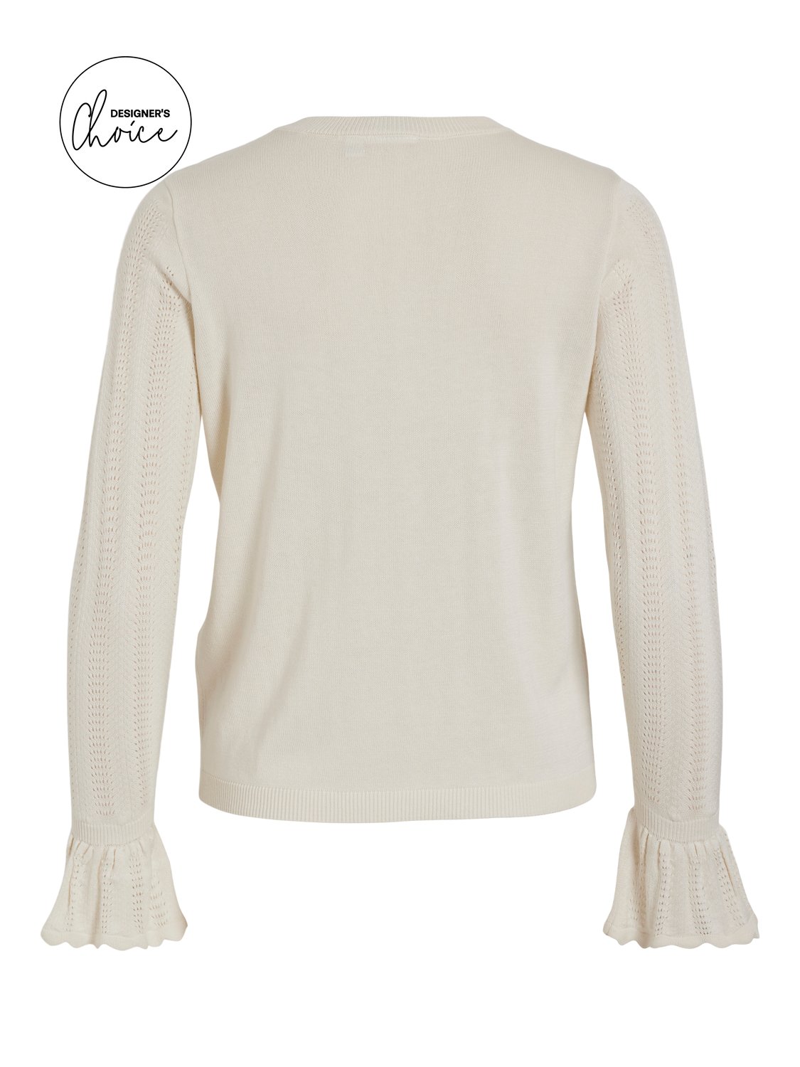 VISHELLEY Pullover - Egret - VERO MODA & VILA Bergvik