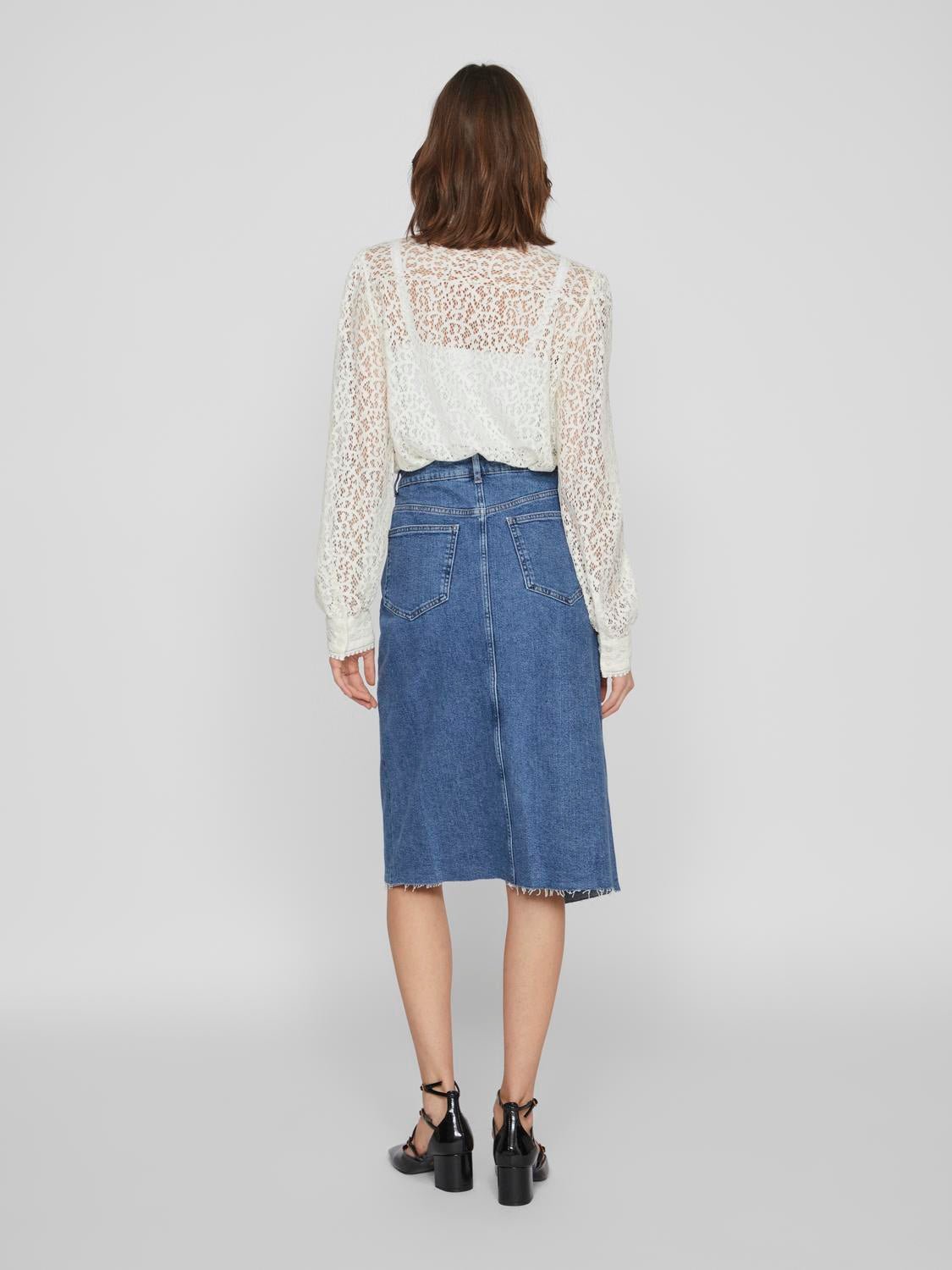 VISOL Skirt - Medium Blue Denim - VERO MODA & VILA Bergvik