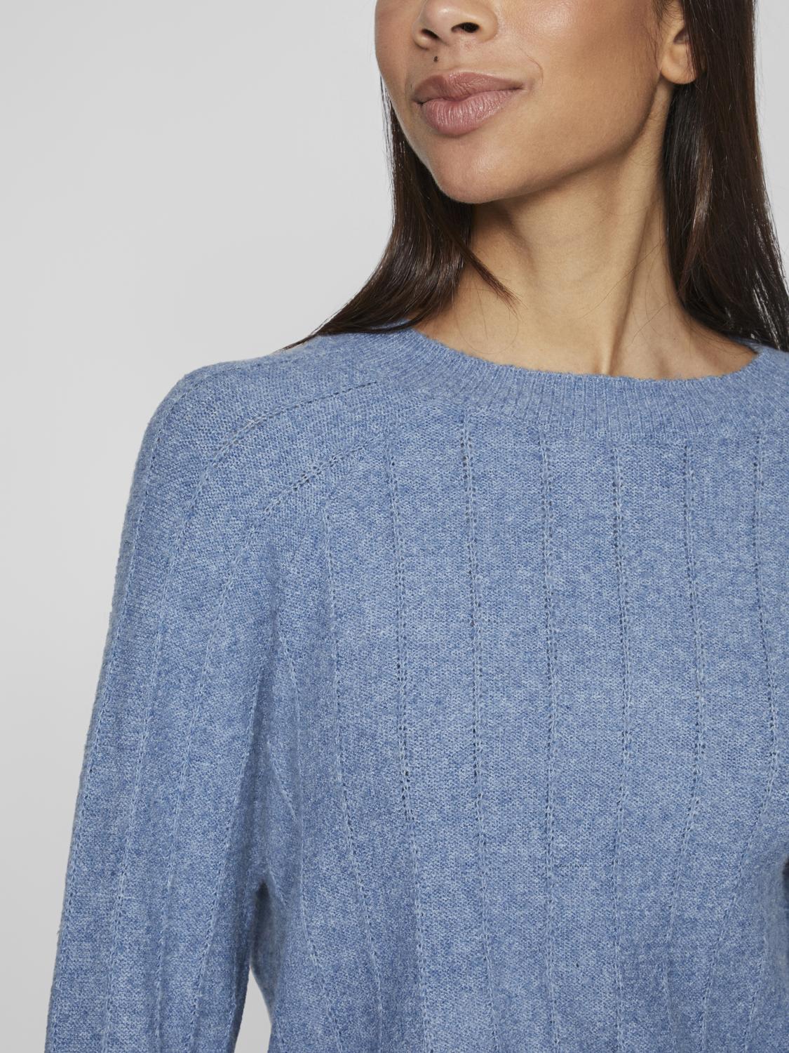 VITRINA Pullover - Coronet Blue - VERO MODA & VILA Bergvik