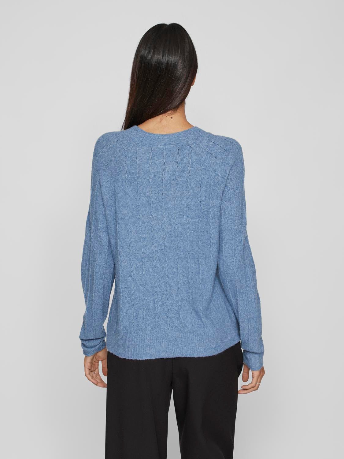 VITRINA Pullover - Coronet Blue - VERO MODA & VILA Bergvik