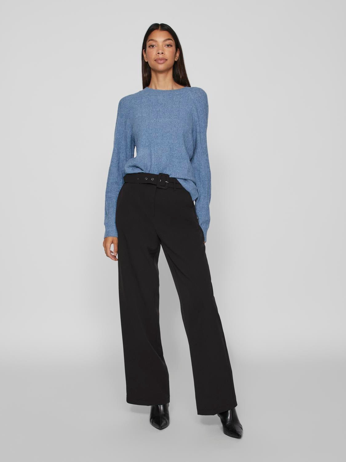 VITRINA Pullover - Coronet Blue - VERO MODA & VILA Bergvik