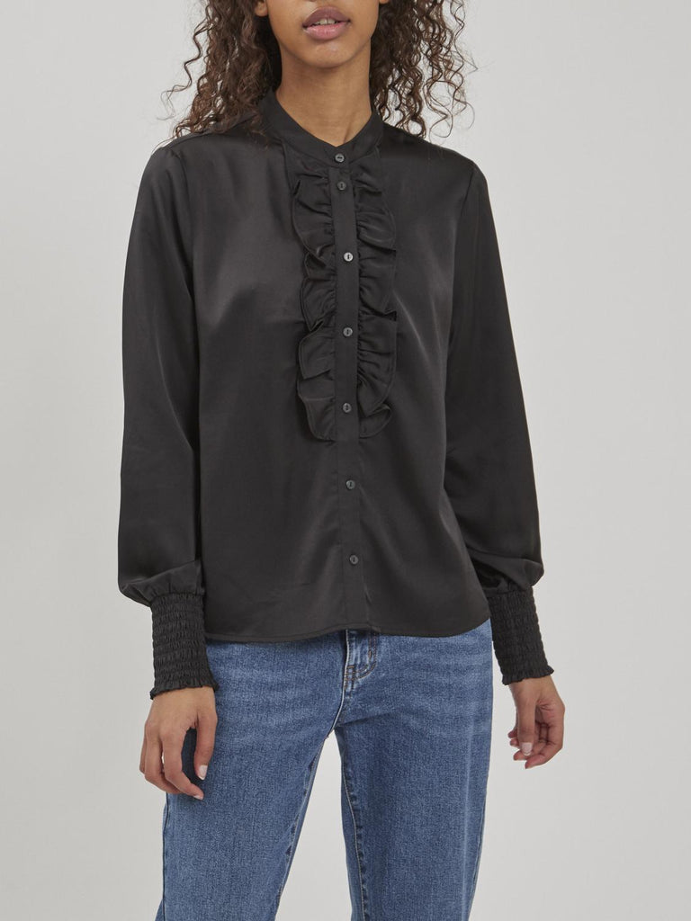VIVINA Shirts - Black - VERO MODA & VILA Bergvik