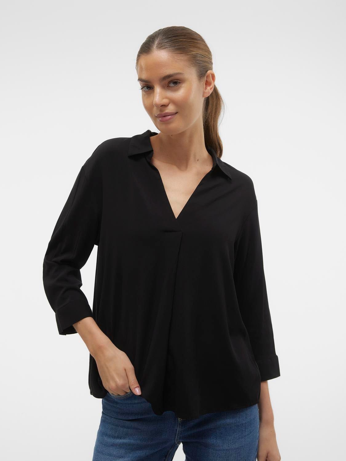 VMBELLA T-Shirts & Tops - Black - VERO MODA & VILA Bergvik