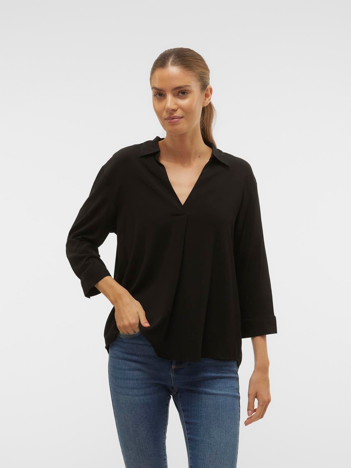 VMBELLA T-Shirts & Tops - Black - VERO MODA & VILA Bergvik