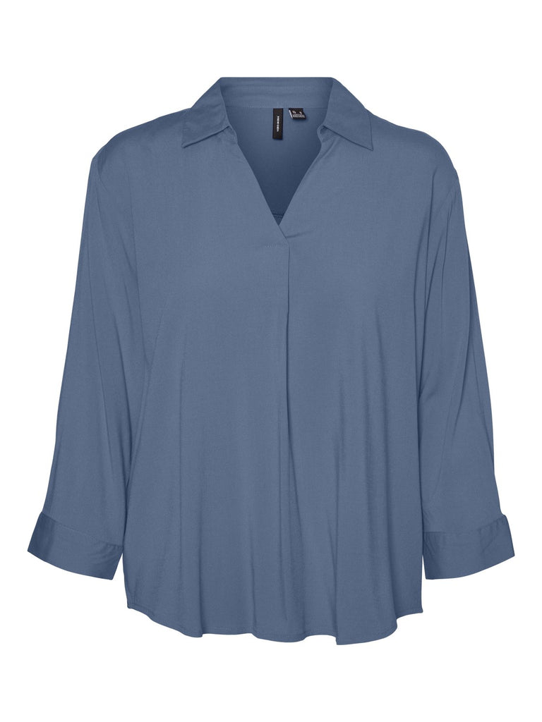 VMBELLA T-Shirts & Tops - Coronet Blue - VERO MODA & VILA Bergvik