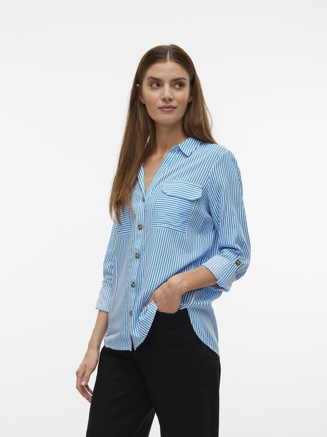 VMBUMPY Shirts - Ibiza Blue - VERO MODA & VILA Bergvik