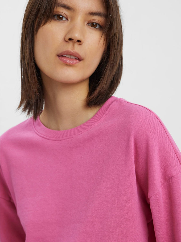 VMCHICAGO Sweat - Shocking Pink - VERO MODA & VILA Bergvik