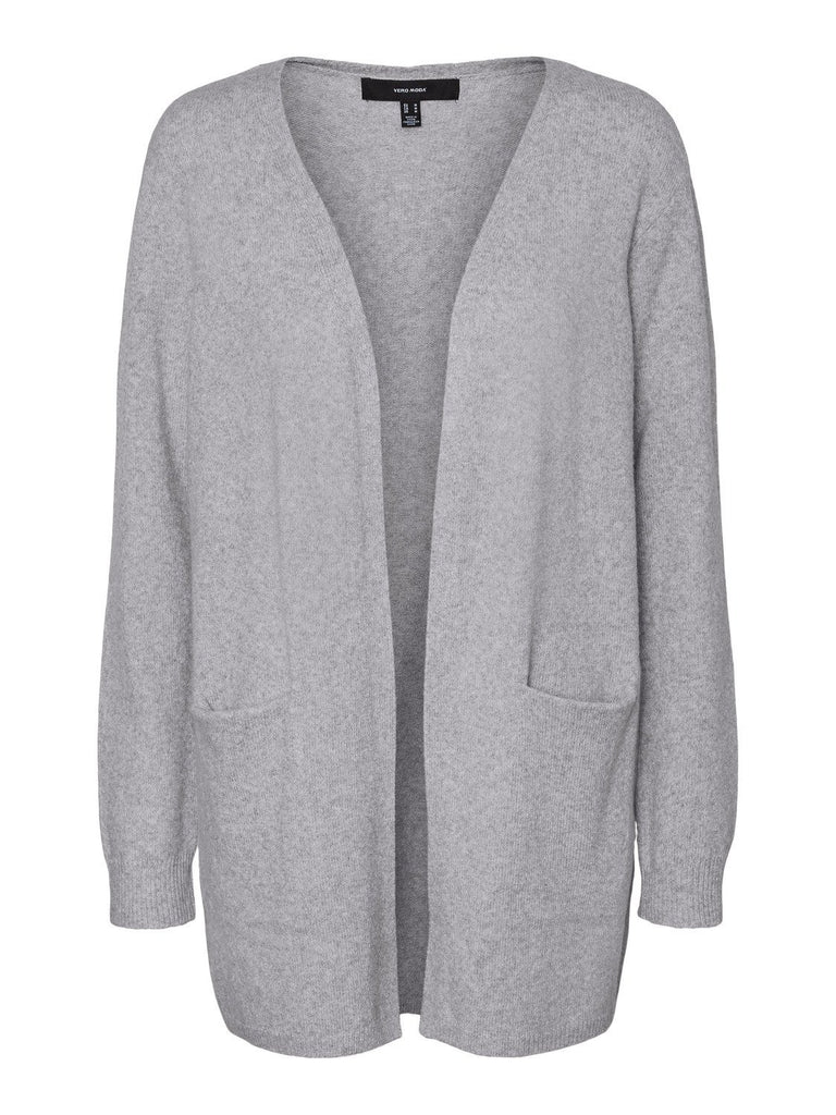 VMDOFFY Cardigan - Light Grey Melange - VERO MODA & VILA Bergvik