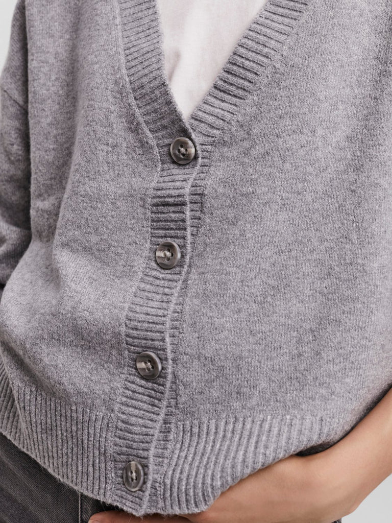 VMDOFFY Cardigan - Light Grey Melange - VERO MODA & VILA Bergvik