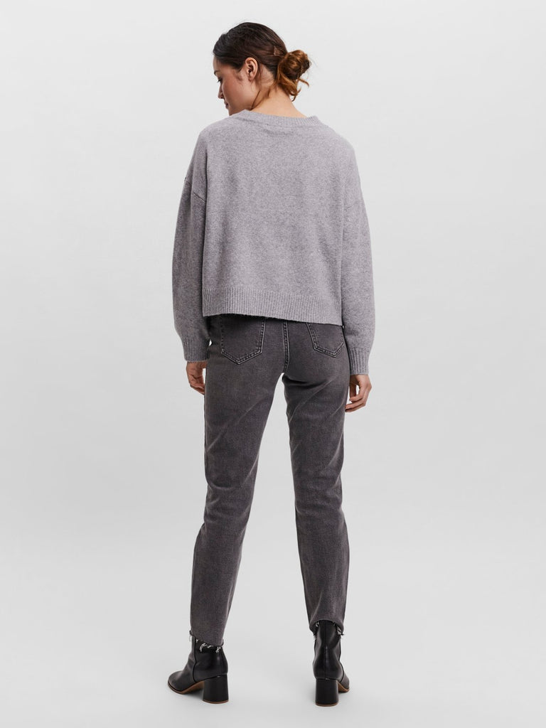 VMDOFFY Cardigan - Light Grey Melange - VERO MODA & VILA Bergvik