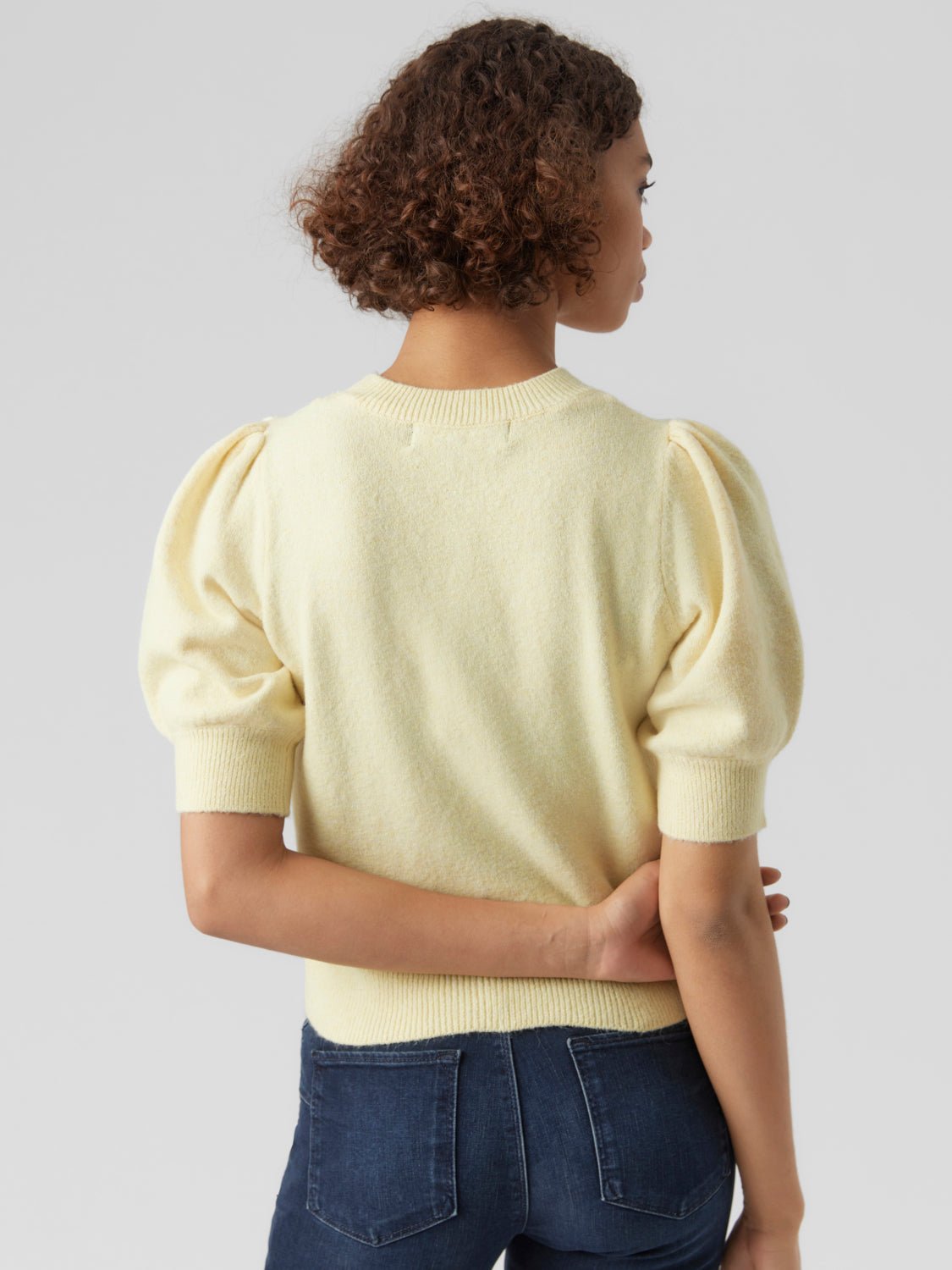 VMDOFFY Pullover - Lemon Meringue - VERO MODA & VILA Bergvik