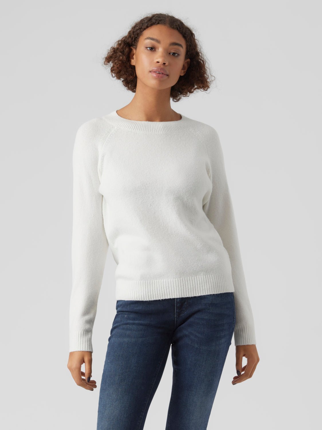 VMDOFFY Pullover - Snow White - VERO MODA & VILA Bergvik