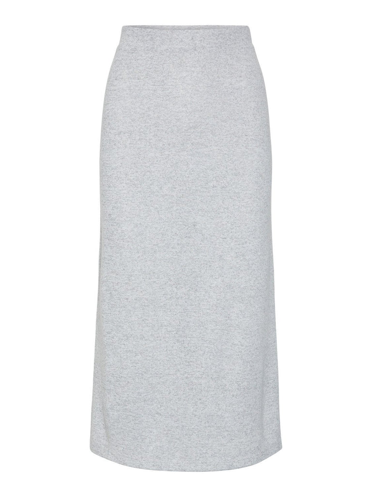 VMELLA Skirt - Light Grey Melange - VERO MODA & VILA Bergvik