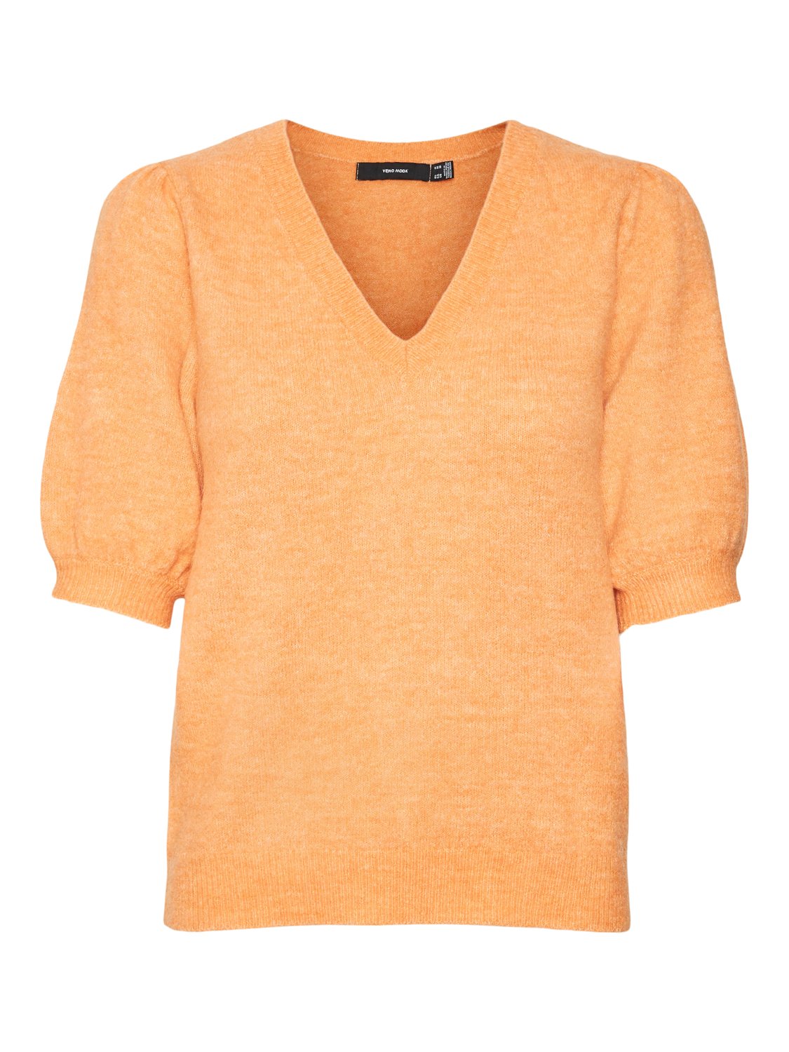 VMELLYLEFILE Pullover - Tangerine - VERO MODA & VILA Bergvik