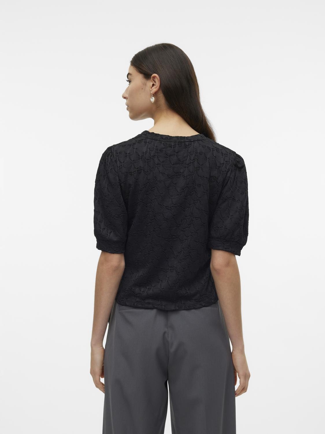 VMFIONA T-Shirts & Tops - Black - VERO MODA & VILA Bergvik