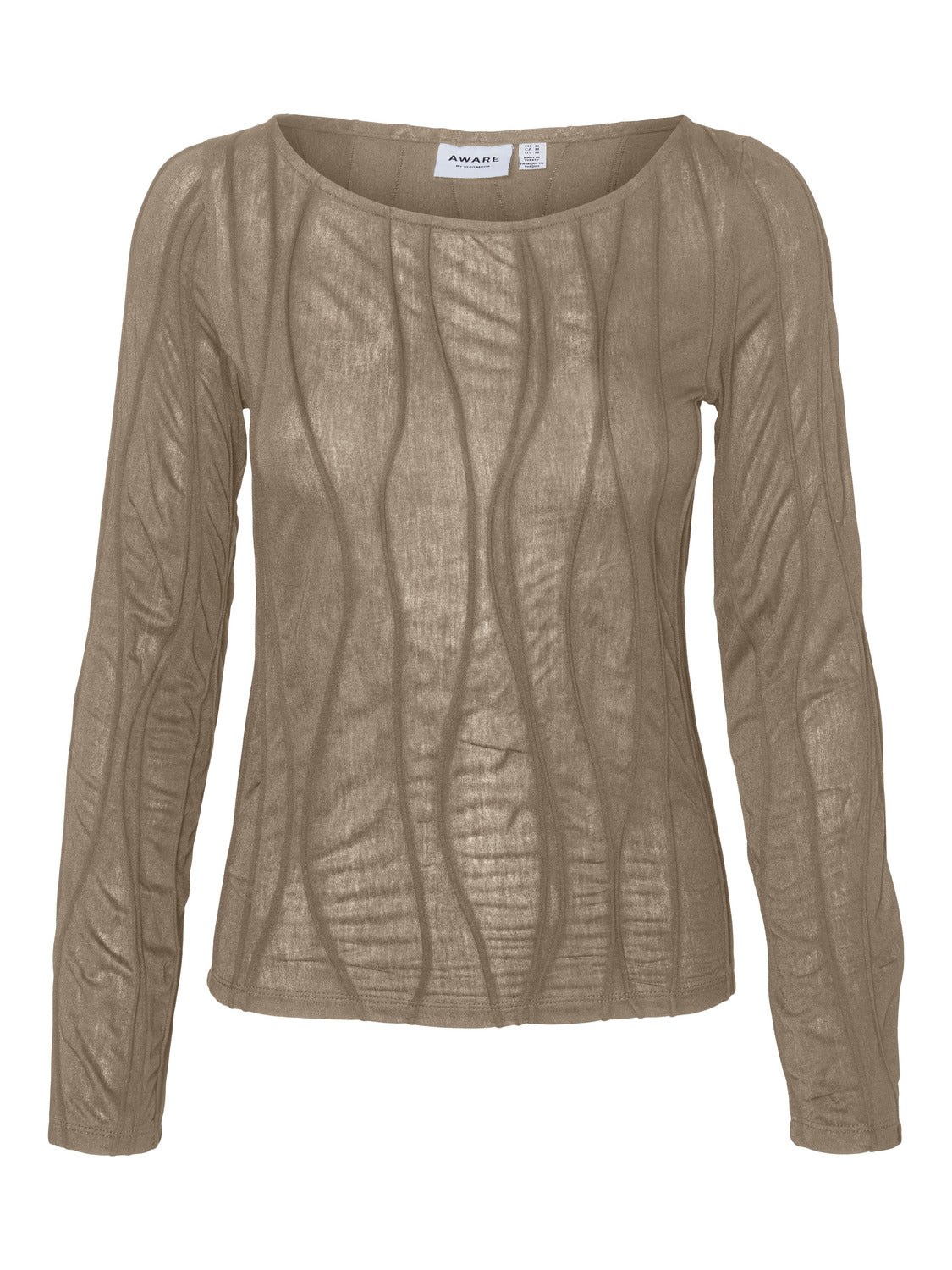 VMGUDRUN T-Shirts & Tops - Silver Mink - VERO MODA & VILA Bergvik