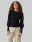 VMHOLLYKARISPUFF Pullover - Black - VERO MODA & VILA Bergvik