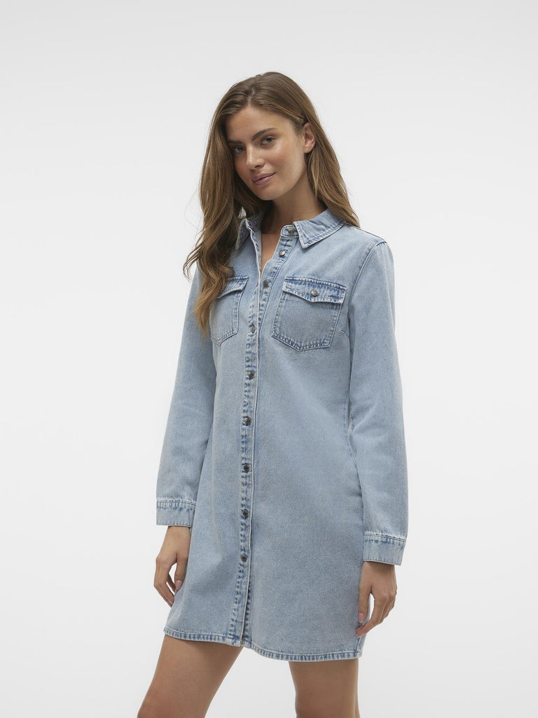 VMJENNIE Dress - Light Blue Denim - VERO MODA & VILA Bergvik