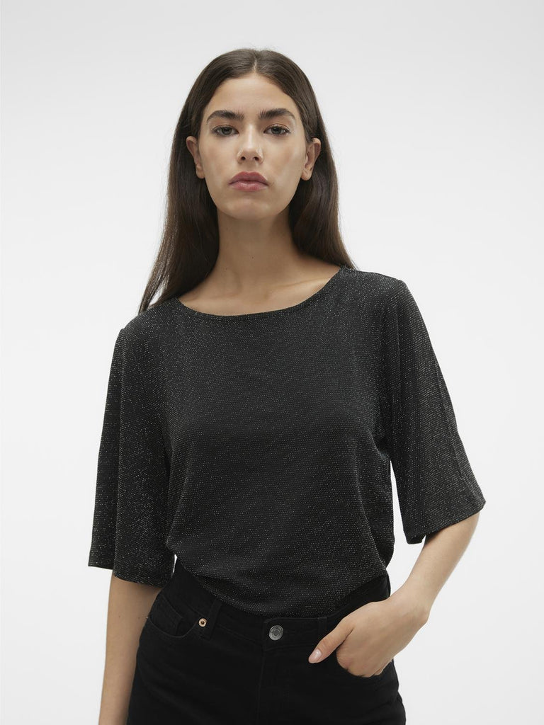 VMKANVA T-Shirts & Tops - Black - VERO MODA & VILA Bergvik