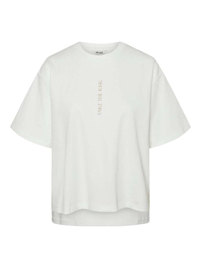 VMKIRA T-Shirt - Snow White - VERO MODA & VILA Bergvik