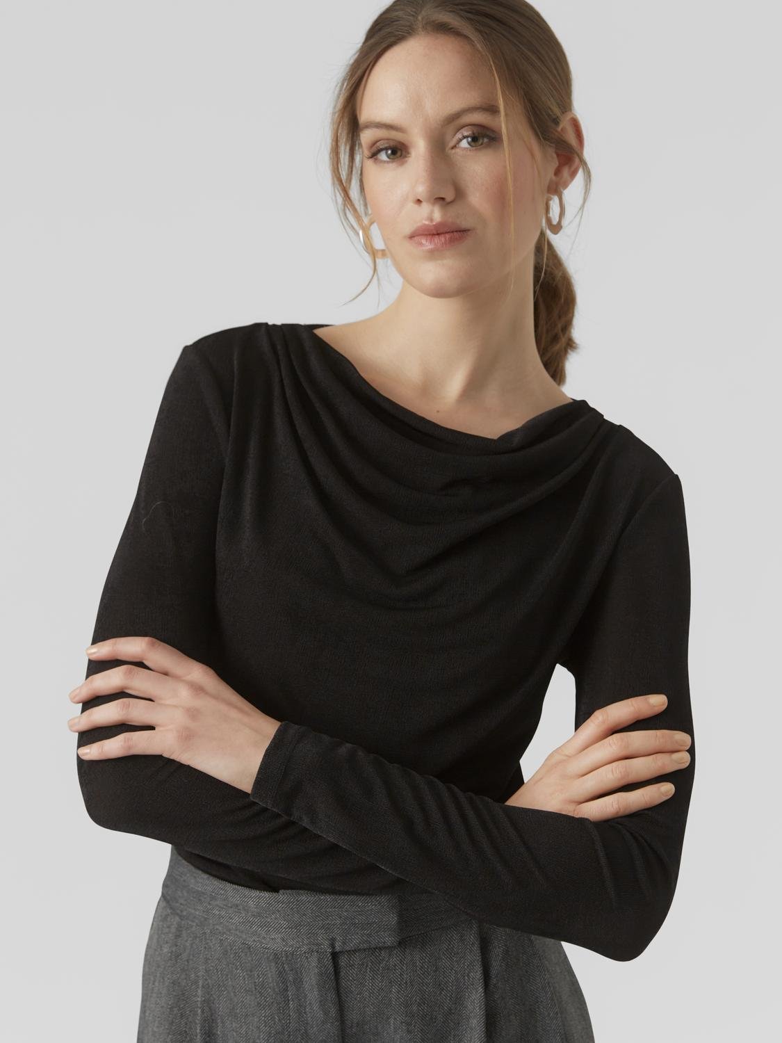 VMNARA T-Shirts & Tops - Black - VERO MODA & VILA Bergvik