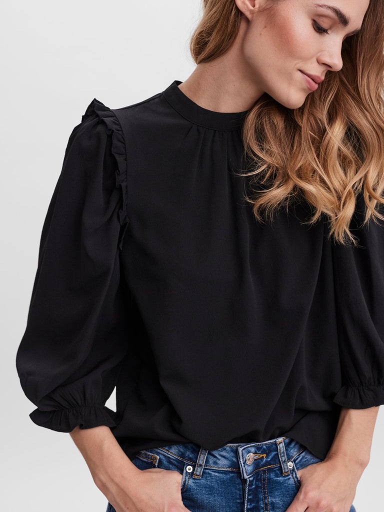 VMOLIVIA Tops - Black - VERO MODA & VILA Bergvik