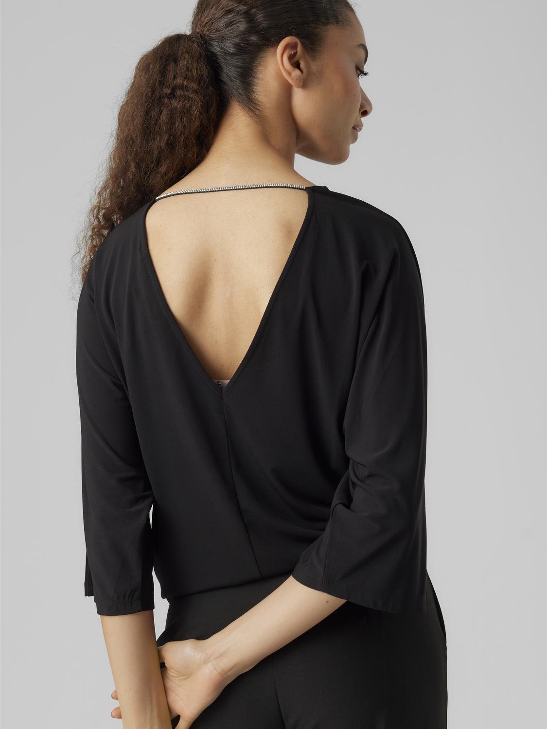 VMRASMINE T-Shirts & Tops - Black - VERO MODA & VILA Bergvik