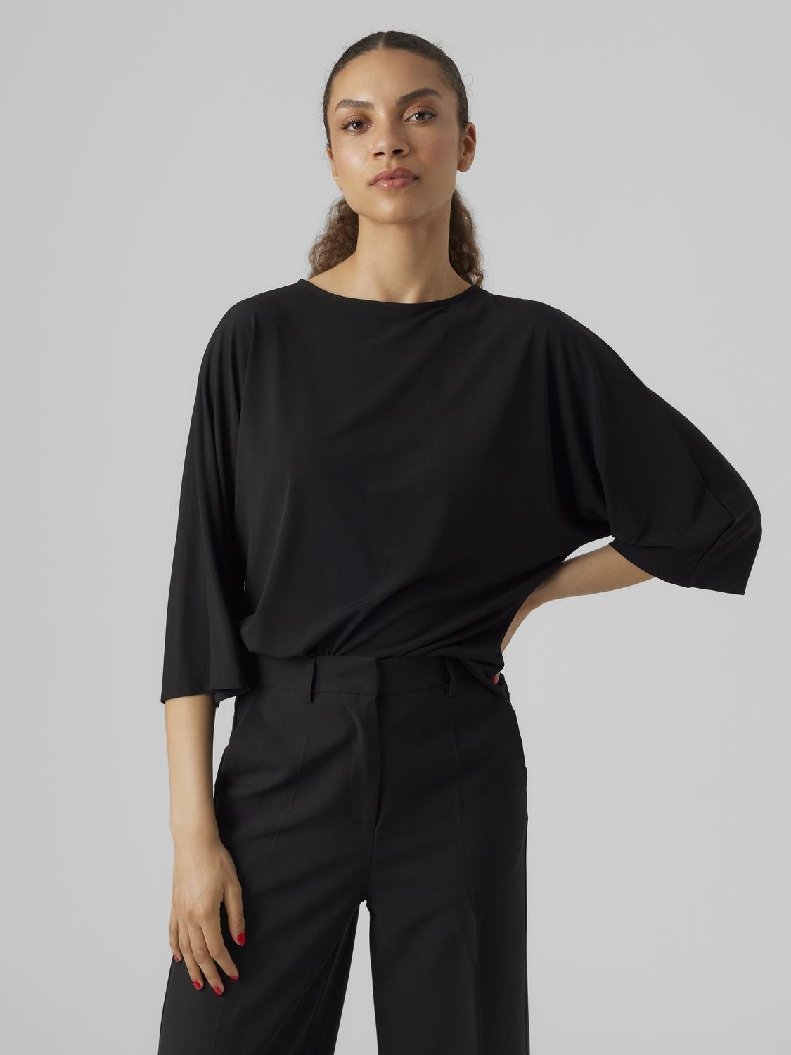 VMRASMINE T-Shirts & Tops - Black - VERO MODA & VILA Bergvik