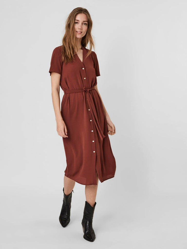 VMSAGA Dress - sable - VERO MODA & VILA Bergvik