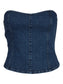 VMSHERIDAN Tube Top - Dark Blue Denim - VERO MODA & VILA Bergvik