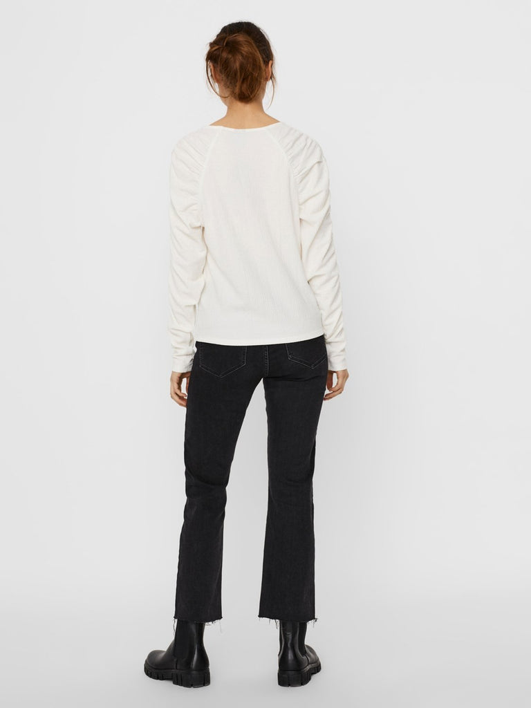 VMSIE Pullover - snow white - VERO MODA & VILA Bergvik