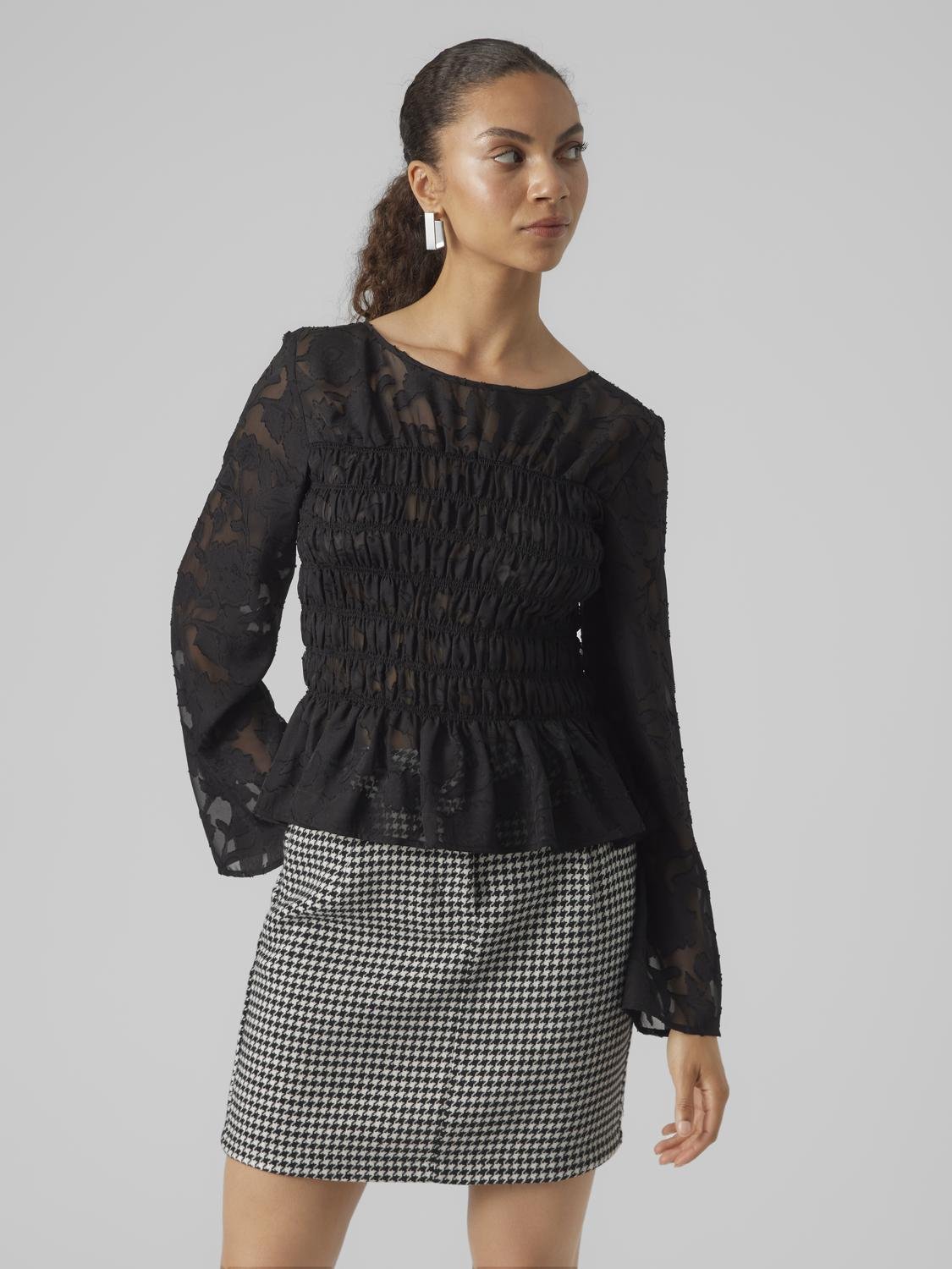 VMSTIK T-Shirts & Tops - Black - VERO MODA & VILA Bergvik