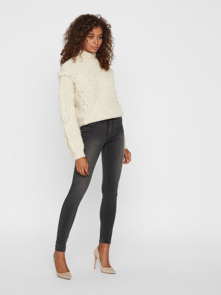 VMTANYA Pants - Dark Grey Denim - VERO MODA & VILA Bergvik