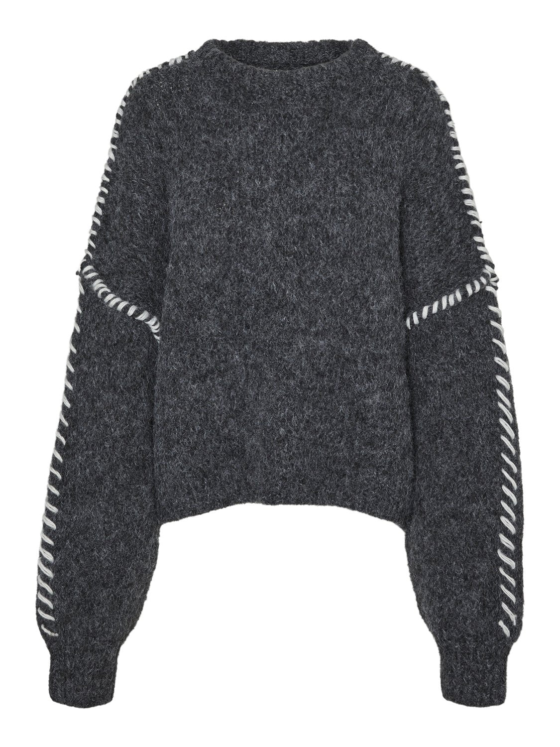 VMZEN Pullover - Dark Grey Melange - VERO MODA & VILA Bergvik